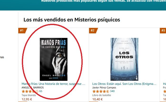 arbarrios20's tweet image. Facebook me recuerda que hace un año la novela MANOS FRÍAS era Nº1 en ventas de su categoría de #amazonespaña en #libros 
Le he dicho que hoy, un año después, lo sigue siendo, que me avise en 2026 y hablamos.
365 veces #Gracias 

goo.su/NssI

#terror #KindleUnlimited