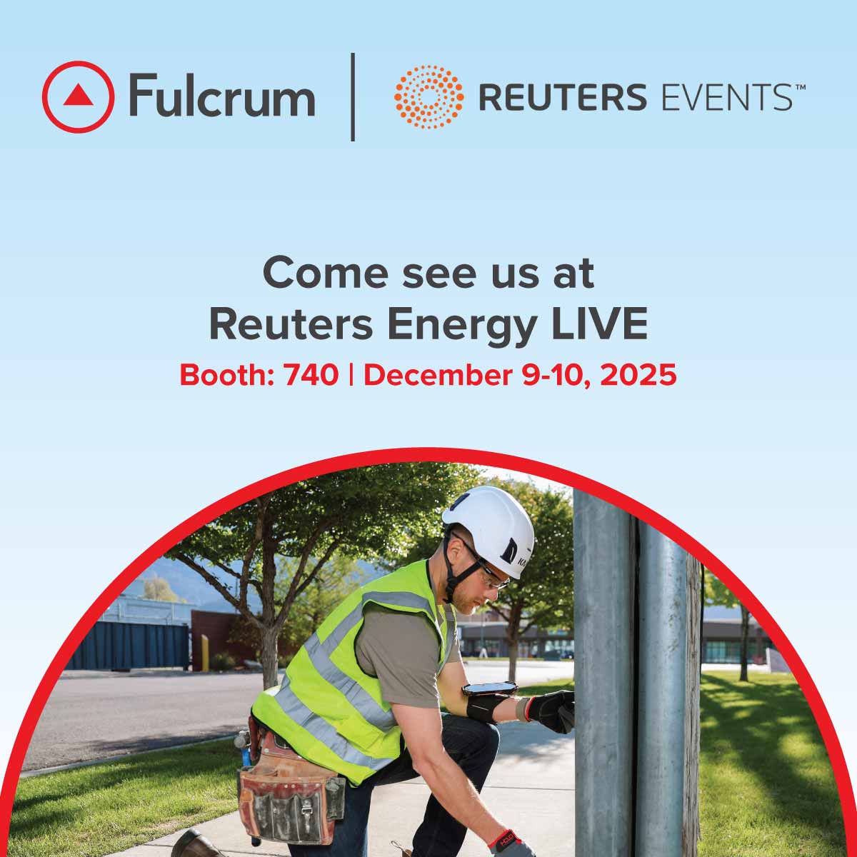 fulcrumapp's tweet image. Inspections. Asset verification. Reporting.
If you&apos;re still stuck with manual workarounds, come see Fulcrum at #EnergyLIVE2025 (Booth 740).
We’re showing what modern field ops actually look like.
📅 1:1 spots open: tinyurl.com/yc2pj73k
#GridModernization #FieldOps