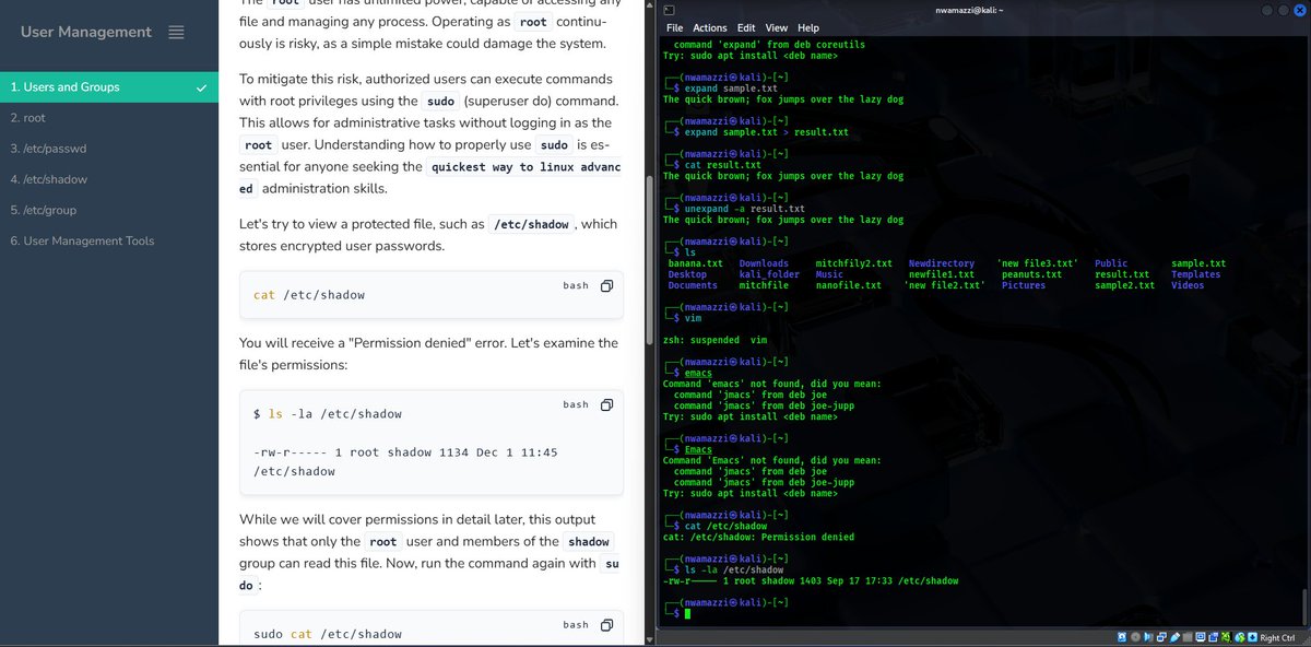 x_mitchh's tweet image. 39% of #100DaysOfCyberSecurity. 
I was able to finish advanced text manipulation, moving forward to user management in Linux. @ireteeh @segoslavia @Nnajikenechi