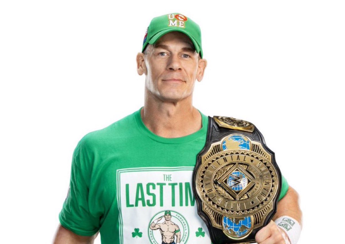 John Cena’s official render as Intercontinental Champion.