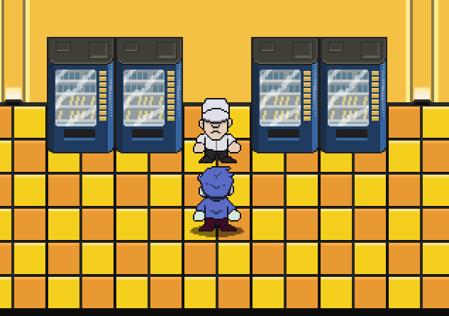 Added vending machines to the pre-final boss level #rpgmaker #pixelart