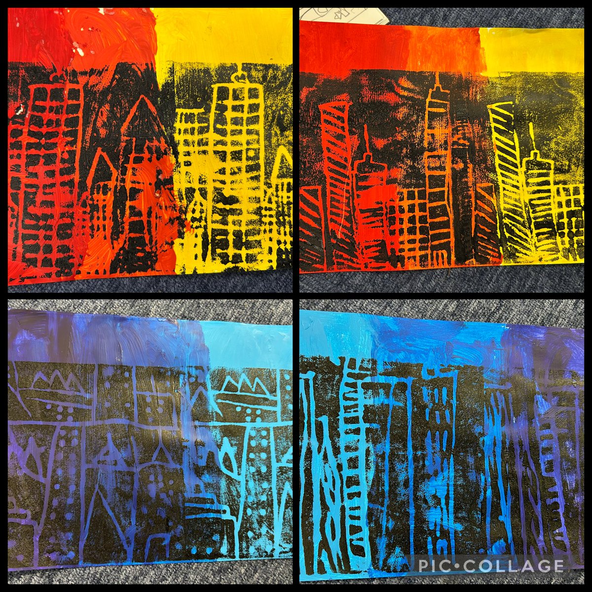 belindajohn71's tweet image. We have had such a fun day @stjfisher today in Year 3 learning about the work of Andy Warhol, the New York skyline and relief printing - taking inspiration and creating our unique designs with brilliant results #reliefprints #Warhol #NewYorkskyline #Year3artday