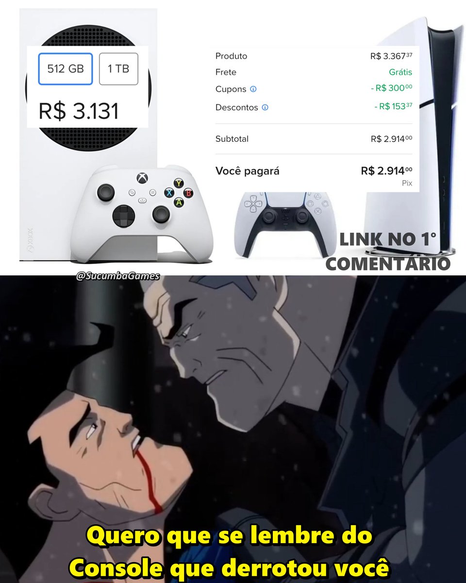 SucumbaGames's tweet image. O Resultado do Xbox abandonar o Brasilkkkk, Link do PS5 no 1° comentário 🎮🔥