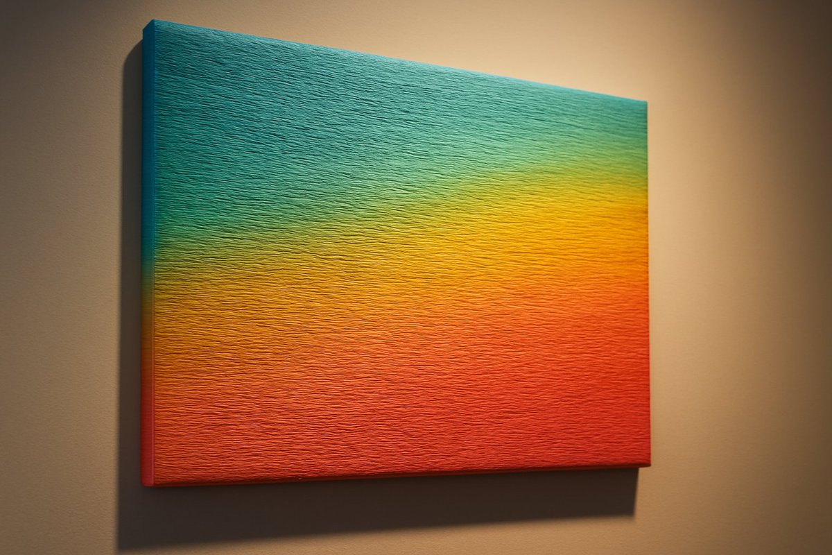 Lighting tip: directional spots at 3000–3500K bring out stitch definition without harshness; consider dimmable tracks to shift ambiance from day to evening. #art #lightingdesign #interiordesign #textileart #fiberart #installationart susanhenselprojects.com