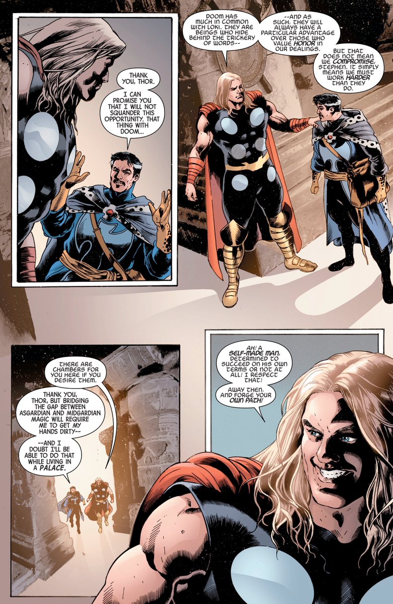 I haven't read any of Thor's solo comics, but he's always a delight when he shows up in other books.