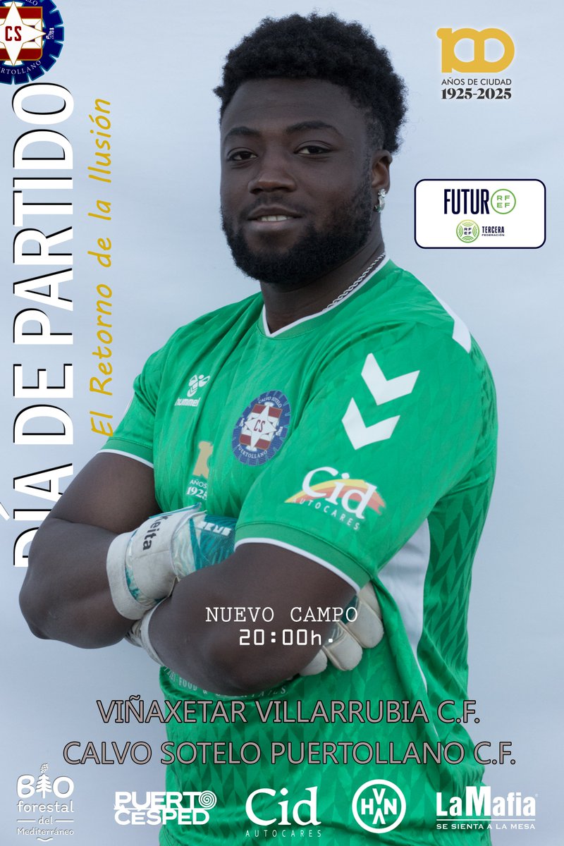 ⚽️DÍA DE PARTIDO
<a href="/VXVILLARRUBIACF/">VIÑA XÉTAR VILLARRUBIA C.F.</a> 🆚 <a href="/cspuertollanocf/">CS Puertollano CF</a> 

🏆Final Copa Diputación.
⌚️ 20:00h.
🏟️ Nuevo Campo.