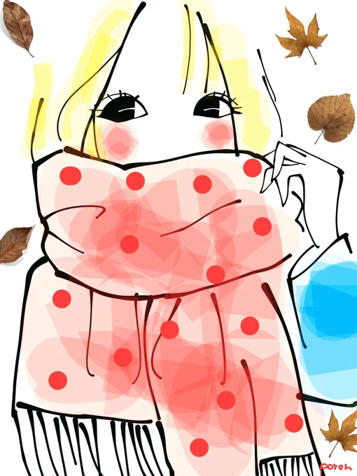 おはよー #イラスト #女の子 #ファンシー #レトロ