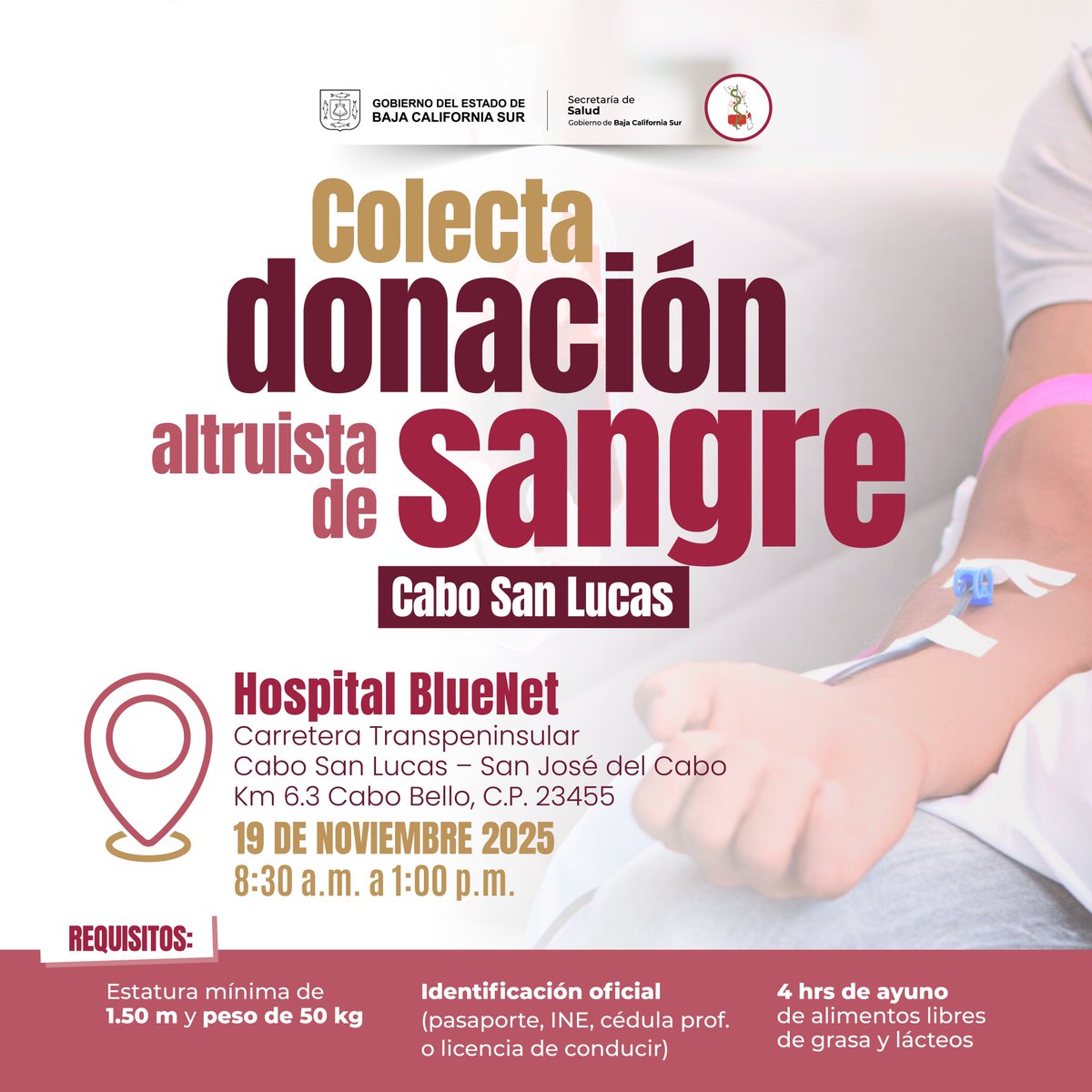 Todas y cada una de las donaciones de sangre o plasma son obsequios valiosos y vitales, y la donación periódica, voluntaria y no remunerada es esencial para disponer de un suministro de sangre seguro y sostenible.
#DonaSangreSalvavidas 🩸