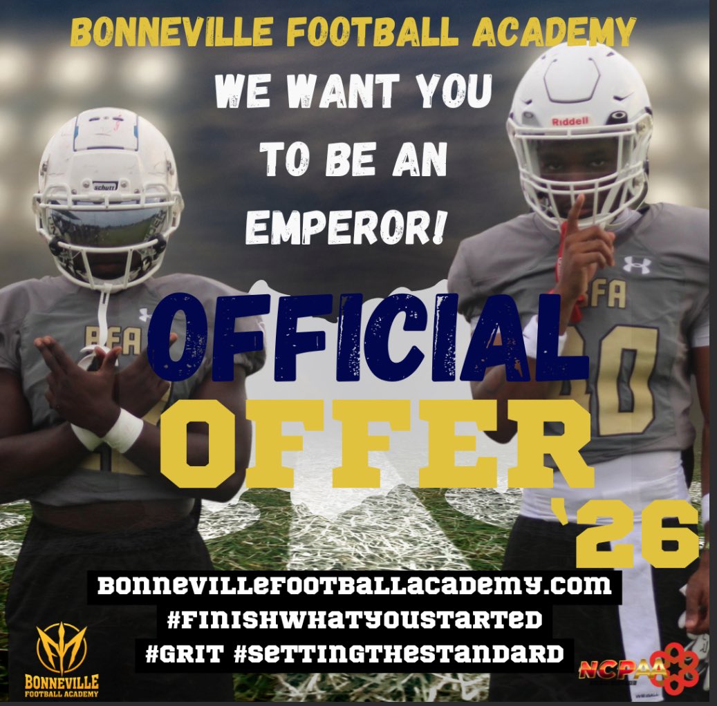 TD_TimB's tweet image. blessed to receive an offer from bonneville football academy @coachjulio1119 @RecruitGeorgia @N_W_Sports @Coachclutter @ellis_denham @ZakariHenderson
