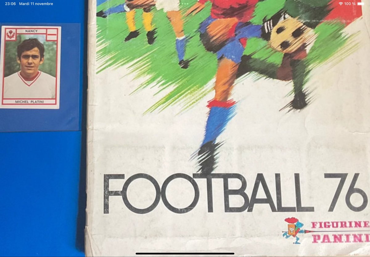 L Histoire du football en France, pour tous les enfants commence la ! Les vignettes 1976….. Platini, les S-té , les OM , Ol,  PSG , le vrai foot pour des générations ⚽️⚽️⚽️