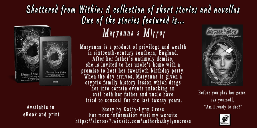 KathyLynnCross's tweet photo. Thanks for the #booklift. x.x
Shattered from Within: A collection of short stories and novellas.
Itโs a collection of paranormal fictional tales. Theyโve been tightened up and revamped for this collection. A brief synopsis of one of the featured stories is included in the promo below. There is a bonus short story by author Amber Hassler, titled Lonely Hearts.
If paranormal is your niche, order today.
It's available in eBook or print, and you can find it on Amazon, Barnes & Noble, BAM!, and other retailers, to name a few.
Amazon: https://t.co/p5vV8SOxbJ
Would you like to know more about my paranormal/supernatural stories and upcoming projects?
Check out my website by clicking on the link below: https://t.co/bipY8DDLRt