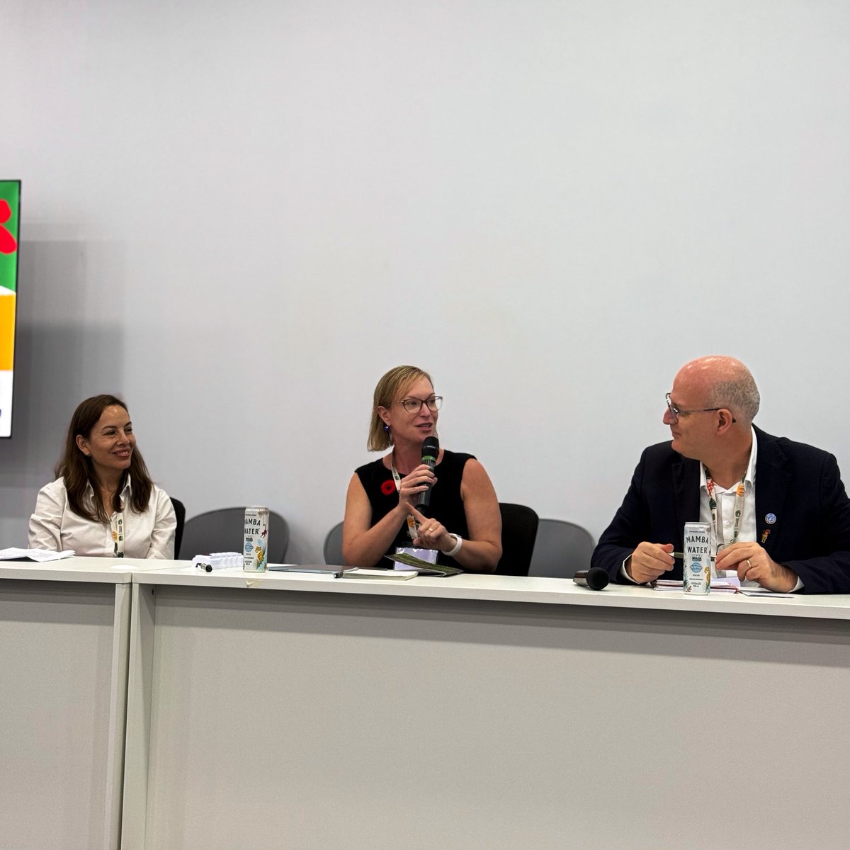 worldfarmersorg's tweet photo. 4/6 @MarceQuinteroT, Laurie Goodwin, Martial Bernoux, and Nick Oakes reflect how innovation, finance, and policy frameworks can scale successful #land restoration solutions while rebuilding value for #farmers.

#FarmersInAction #Farmers4Climate #FarmersAtCOP #GlobalMutirão #COP30Brasil #COP30Amazonia