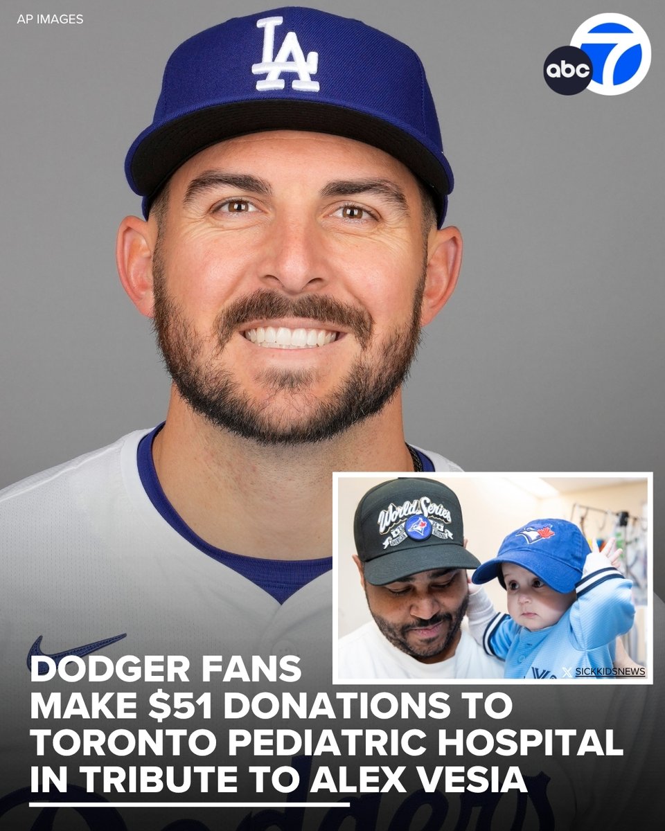 Dodger fans showed major love to the city of their recent World Series opponents -- donating nearly $75,000 to a pediatric hospital in Toronto.

The Hospital for Sick Children, or "SickKids," received money from more than 1,000 U.S.-based donors, which included kind messages