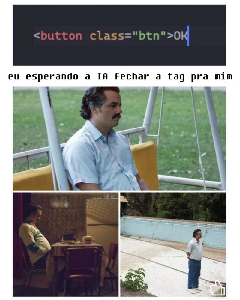 marcosrochagpm's tweet image. Furtei esse meme do @wolwer lá no LinkedIn. 😅
#Programacao #Lua #ESP32 #DevBR