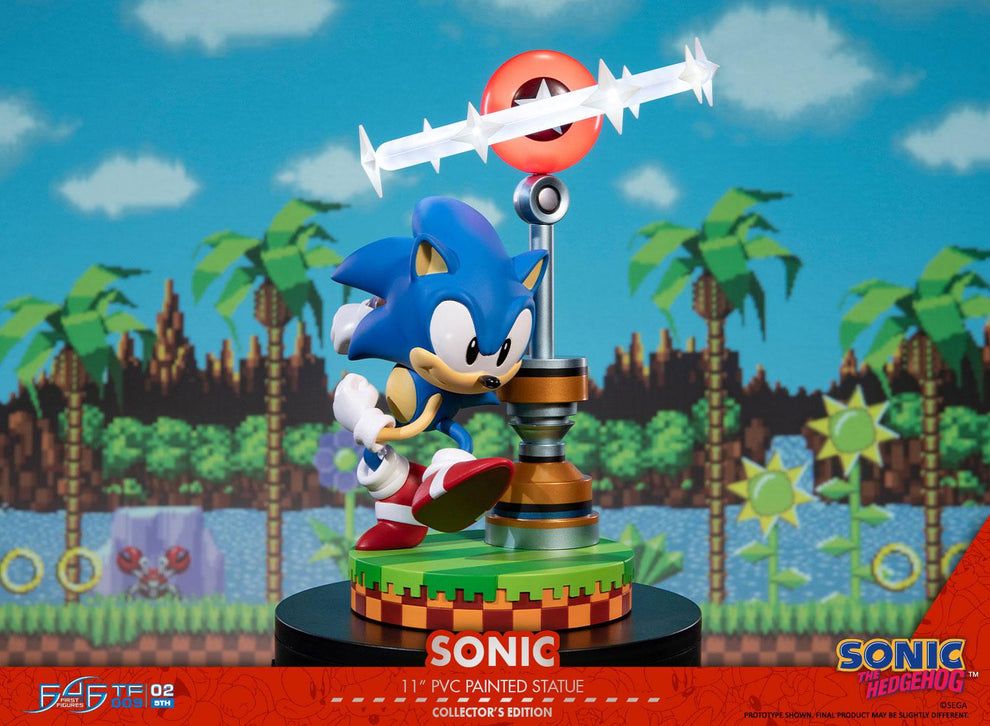 IGNDeals's tweet photo. Sonic the Hedgehog 11in. Collector's Edition PVC statue is on sale for $60 on the IGN Store: https://t.co/C9iBkpBRXL https://t.co/4JstCPscB1