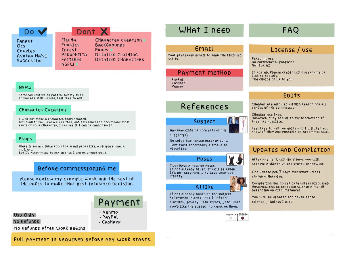 h0ndred's tweet image. Comms are opened!
Unfortunately I won’t be accepting any full color commissions😢
If you are interested feel free to send a dm! 👨‍🍳✍️