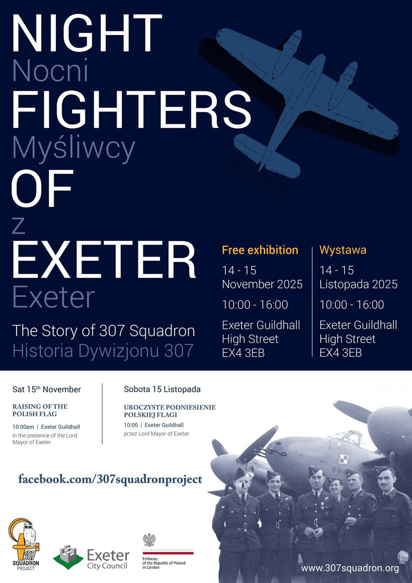 A busy weekend for the Polish Heritage Flight <a href="/FlightPolish/">Polish Heritage Flight</a> 

An utter Privilege to be invited by the Mayor of Exeter for the raising of the Polish Flag at the Guildhall.

Meanwhile in Tokyo our friends are hosting a talk about the PHF 🇯🇵