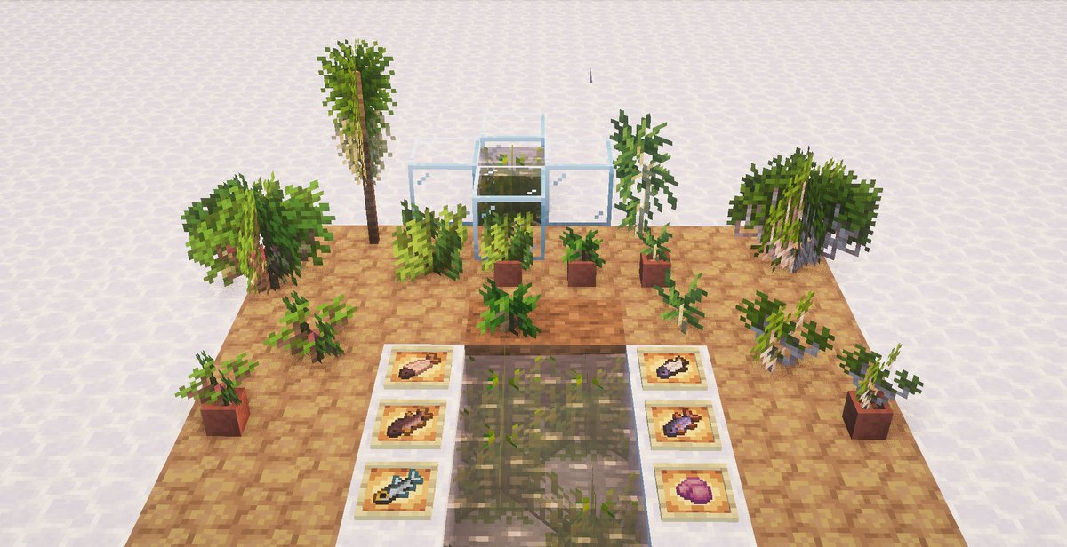 PrehistFaunaMod's tweet image. New plants and items! These are Pterophyllum, Hermanophyton, Onychiopsis, Sphenopteris, Stoneworts, Taeniopteris, Anomozamites, and Bassitheca!

#Minecraft #minecraftmodding #paleoart #dinosaur