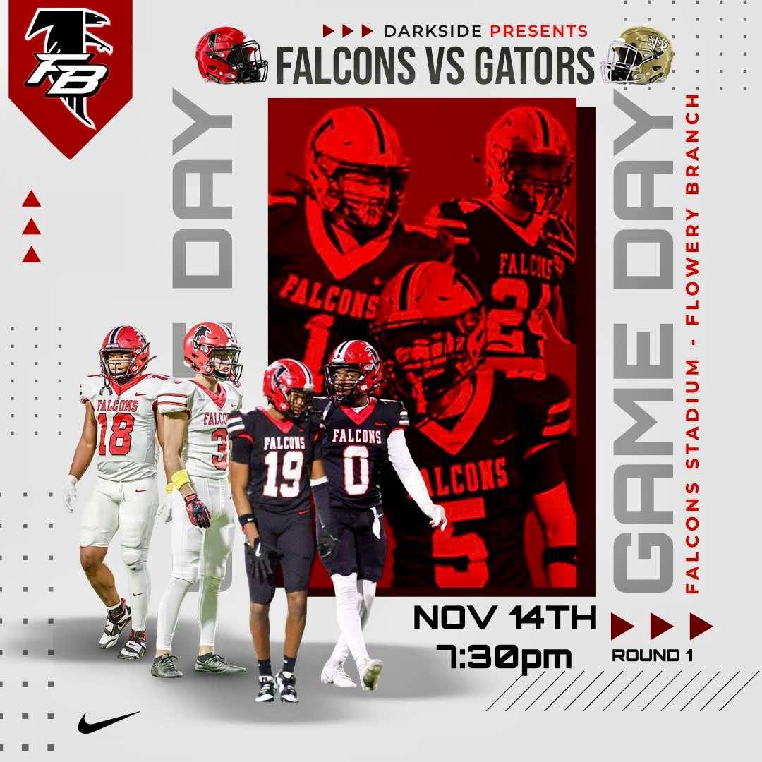 Let’s pack the stands and support our falcons Friday night!!