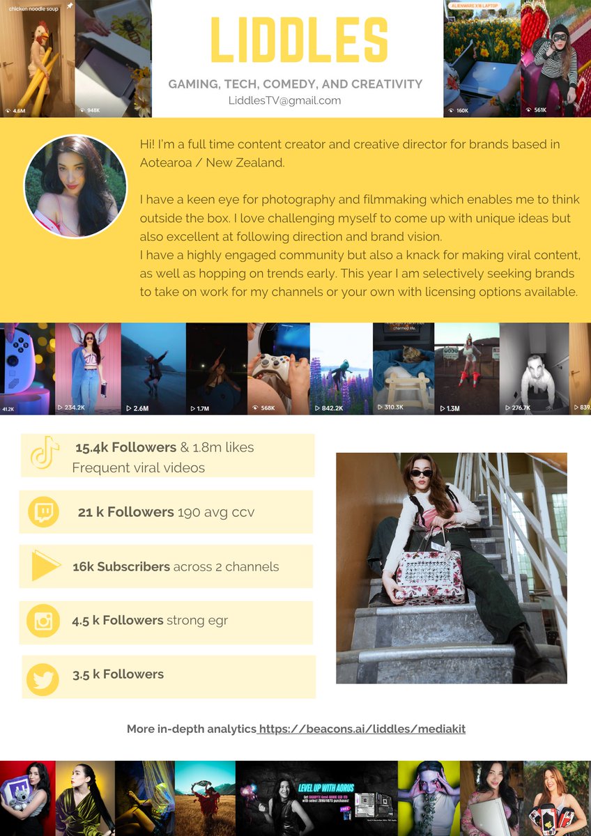 LiddlesTV's tweet image. Hi I'm Liddles 👋
Tech x comedy creator of content across the internet.
I blend cinematic filming with deeply unserious vibes which often leads to virality.

I'm looking to selectively take on more brand work if suitable. Any brands who value bundles of creativity, here's my…