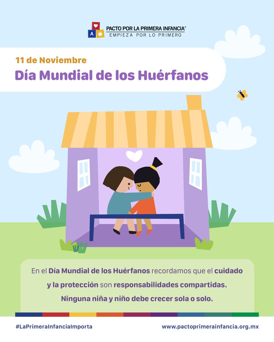 ✨ Más allá de una efeméride, el Día Mundial de los Huérfanos nos debe invitar a reflexionar sobre la importancia del acompañamiento emocional, la protección social y el derecho de las niñas y niños a crecer en un entorno seguro y afectivo; provisto de sus derechos a la
