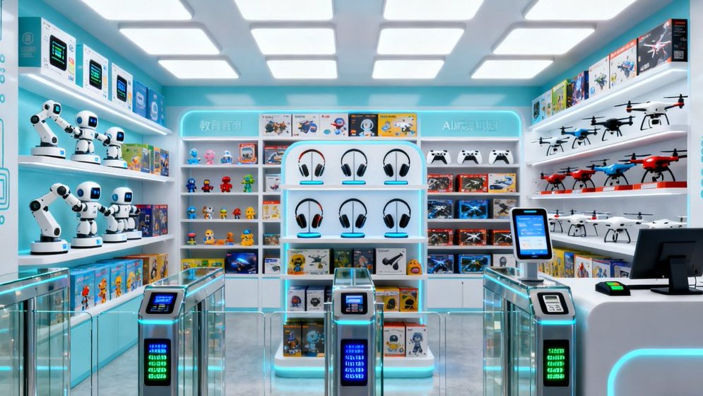 CloudpickTech's tweet image. When AI Meets Play 🤖🎮
Cloudpick&apos;s unmanned toy store lets kids and parents scan, explore, pick, and walk out — no checkout, no wait.
Perfect for LEGO, Hasbro, Mattel, Bandai &amp;amp; Disney-style brands redefining playtime retail.
🌐cloudpick.ai
#Cloudpick #AI #SmartRetail