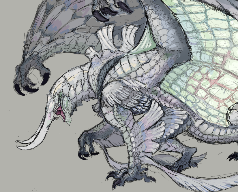 Cathara Magala, A Gore Cell that survived the Dragon torch due to a mutation, causing it to shed into a completely new monster, one that uses the bliss virus to make its opponents stuck in a state of nothingness while it feeds.
#MonsterHunter