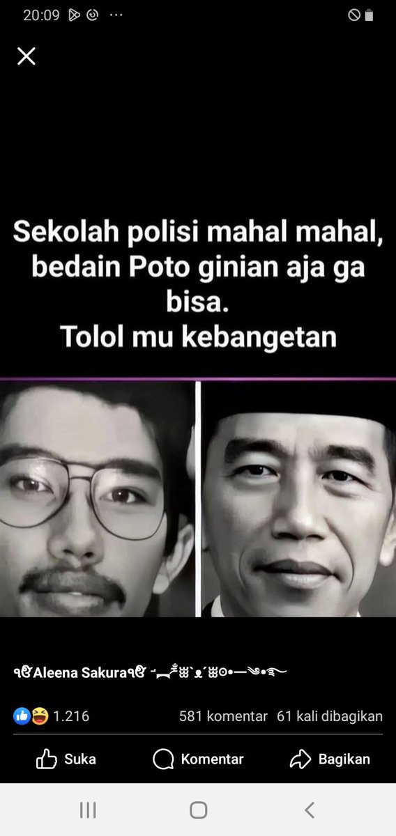 <a href="/NenkMonica/">𝕸𝖔𝖓𝖎𝖈𝖆 ᴼᶠᶠⁱᶜⁱᵃˡ</a> Lha mmg bener sprt lawak . Yg bener cari kebenaran di salah kan . Yg salah dgn ijazah palsu di benar kan dan di bela. Sekolah tinggi"  sampai jd polisi kerjanya melindungi kebohongan.