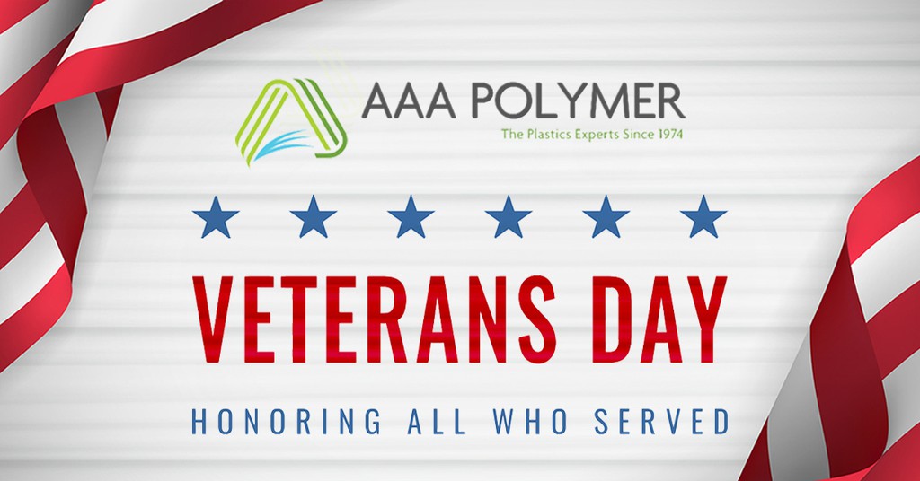 aaapolymer's tweet photo. Honoring all those who have served. Thank you to our veterans for your courage, dedication and sacrifice. https://t.co/hMLd4BH2Mi
