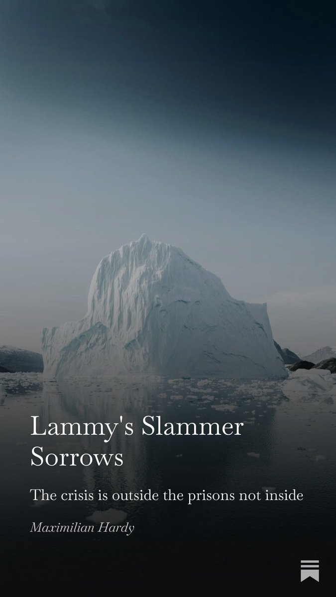 The media would have you believe the prisons are in crisis, the bad news is, it’s not just the prisons: open.substack.com/pub/counselofp…