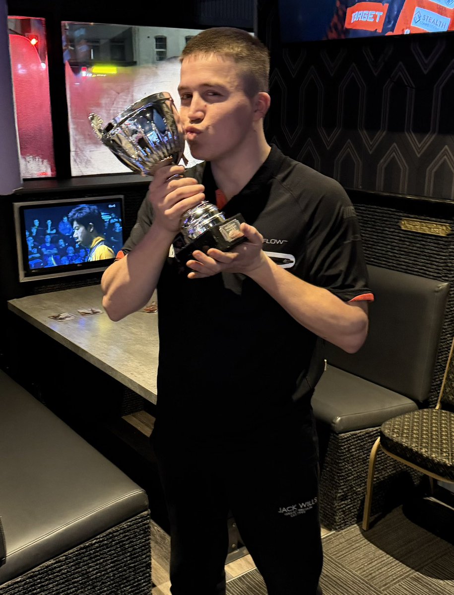 Turbocharged180's tweet photo. Damn.. been a while on here hasn’t it.

Though, that being said, what a tweet to come back with, as I hold my first piece of silverware as the team I played for recently won both the League and Cup double. League Trophy here on show😉💚 https://t.co/Vtly7WzQQp