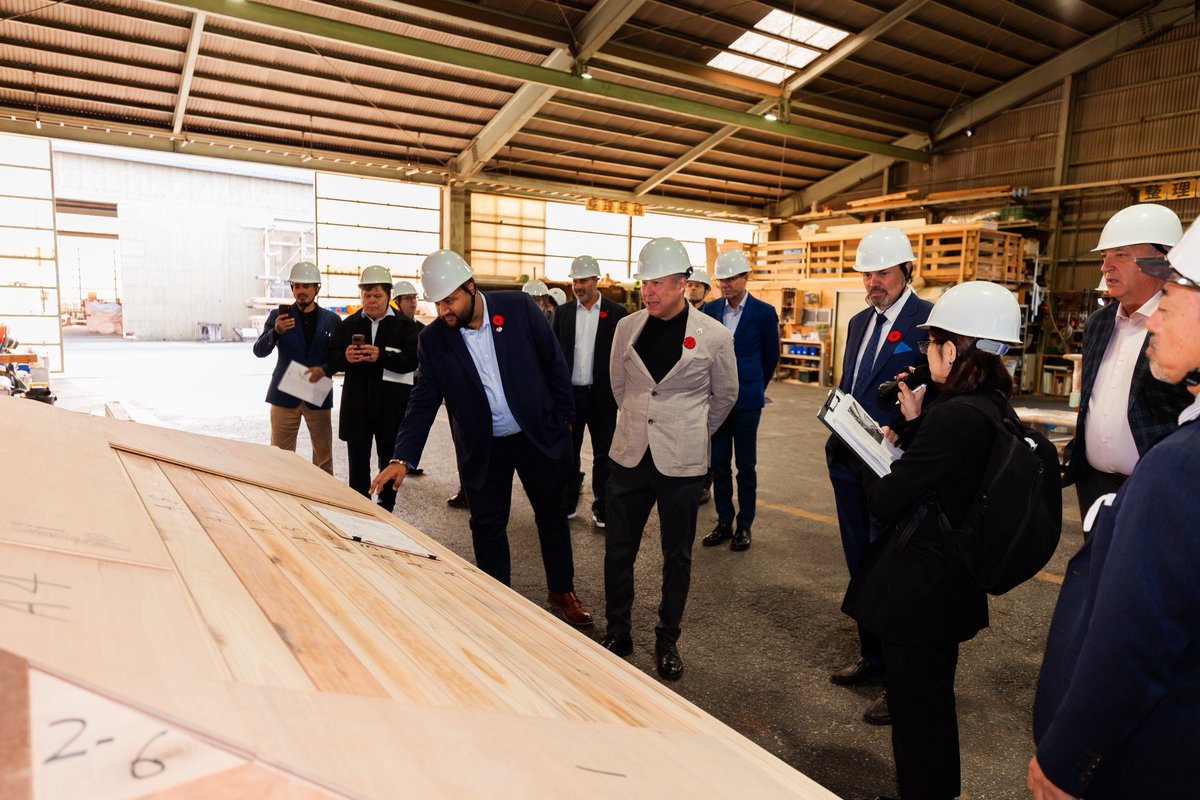 rparmar_BC's tweet photo. The Xyence Pressure Treating is a loyal customer of #ForestryBC. They put our exports to work in Japan's residential and institutional markets.
We outlined clear ways to get more of our product to their operation, to expand their use of #BCwood across Japan.
#bcpoli https://t.co/y4YVXjSxMa