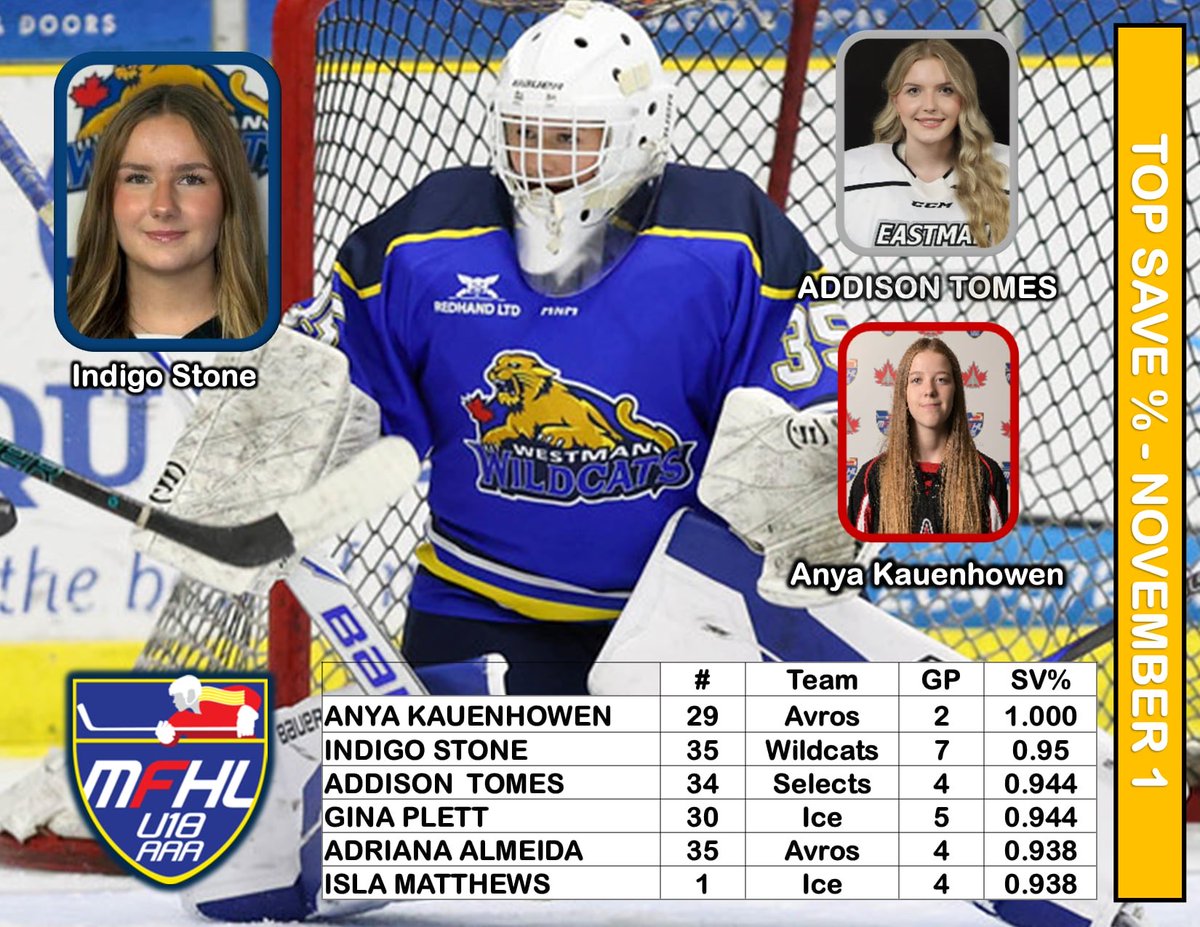 Manitoba Female Hockey League - U18 AAA tweet media