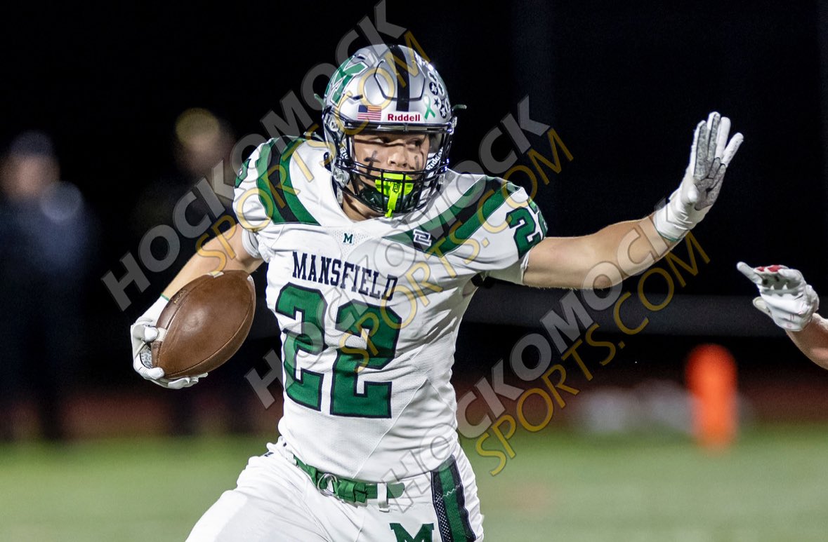 Unfortunately, my season has been cut short due to a knee injury, however I will be able to bounce back stronger than before. Coaches, Please check out my Senior Year Highlights. Thank you to the Mansfield Coaching staff for everything, the last 4 years have been unforgettable.