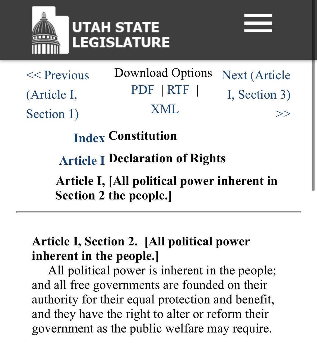 prata_yatta's tweet photo. @thetaffee @LGHendersonUtah Yes, the Utah constitution requires proposition 4 (voted for by the people) to be carried out. https://t.co/tDcQ2olOWd