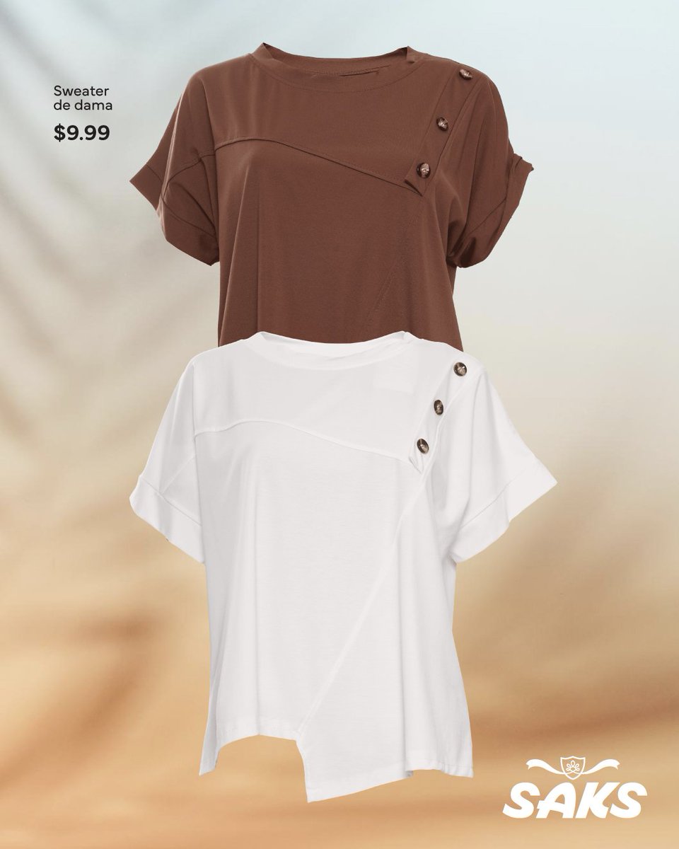Frescas, cómodas y con estilo. ✨️ 😊
¡Visítanos en tu sucursal favorita! 👌

Sweater de Damas - 1611491. Disponibles en todas nuestras sucursales. 

#sakspanama #modasaks #sakshome