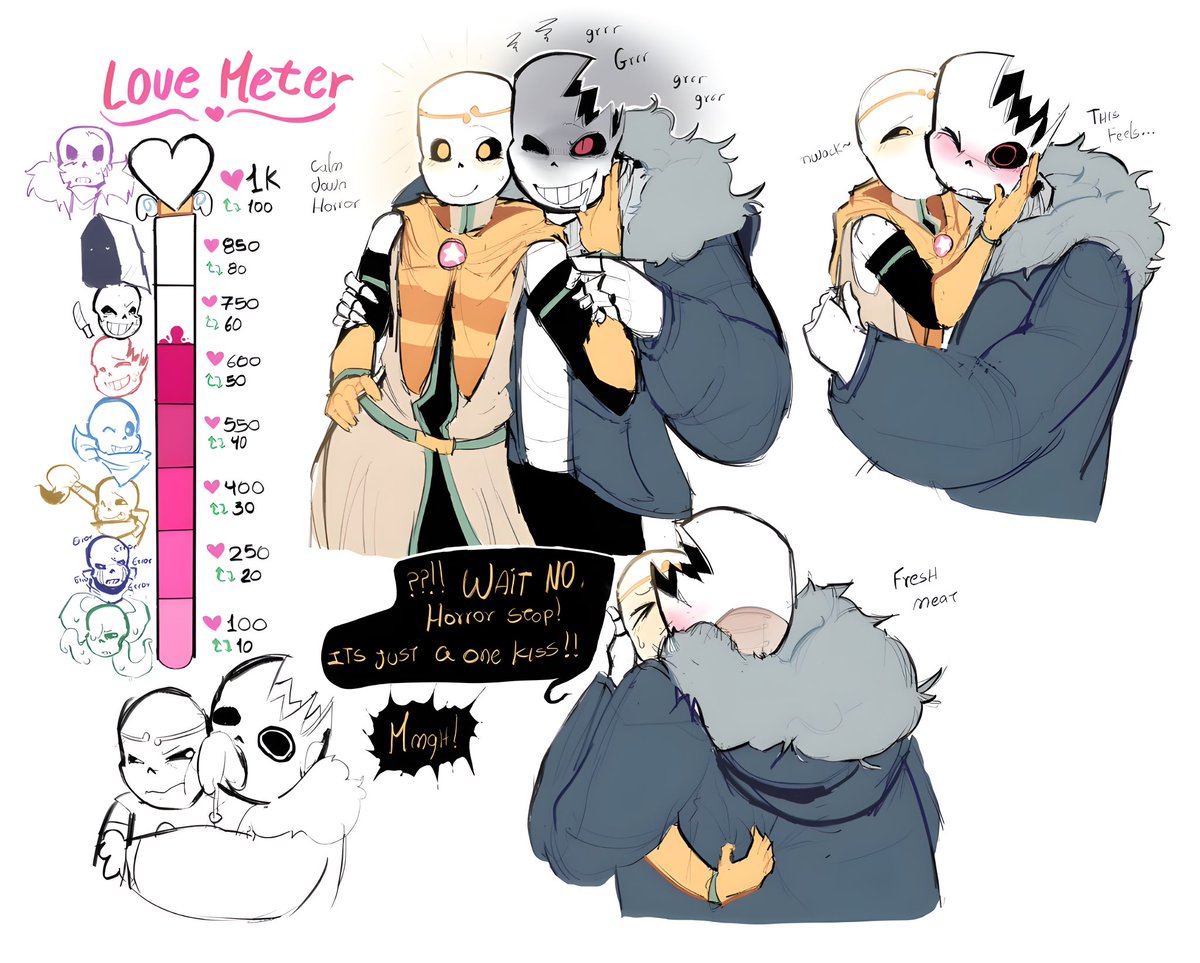 P0sitiveDream's tweet photo. now today is dreamhorror! ... horrordream idk
#kissmeter #lovemeter #dreamsans #horrorsans #horrordreamship https://t.co/s7Kl7IUtjK