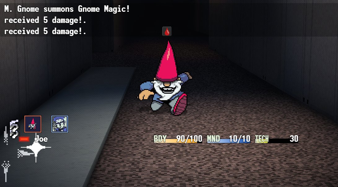 Fighting gnomes in a huge abandoned factory used to summon demons #rpgmaker