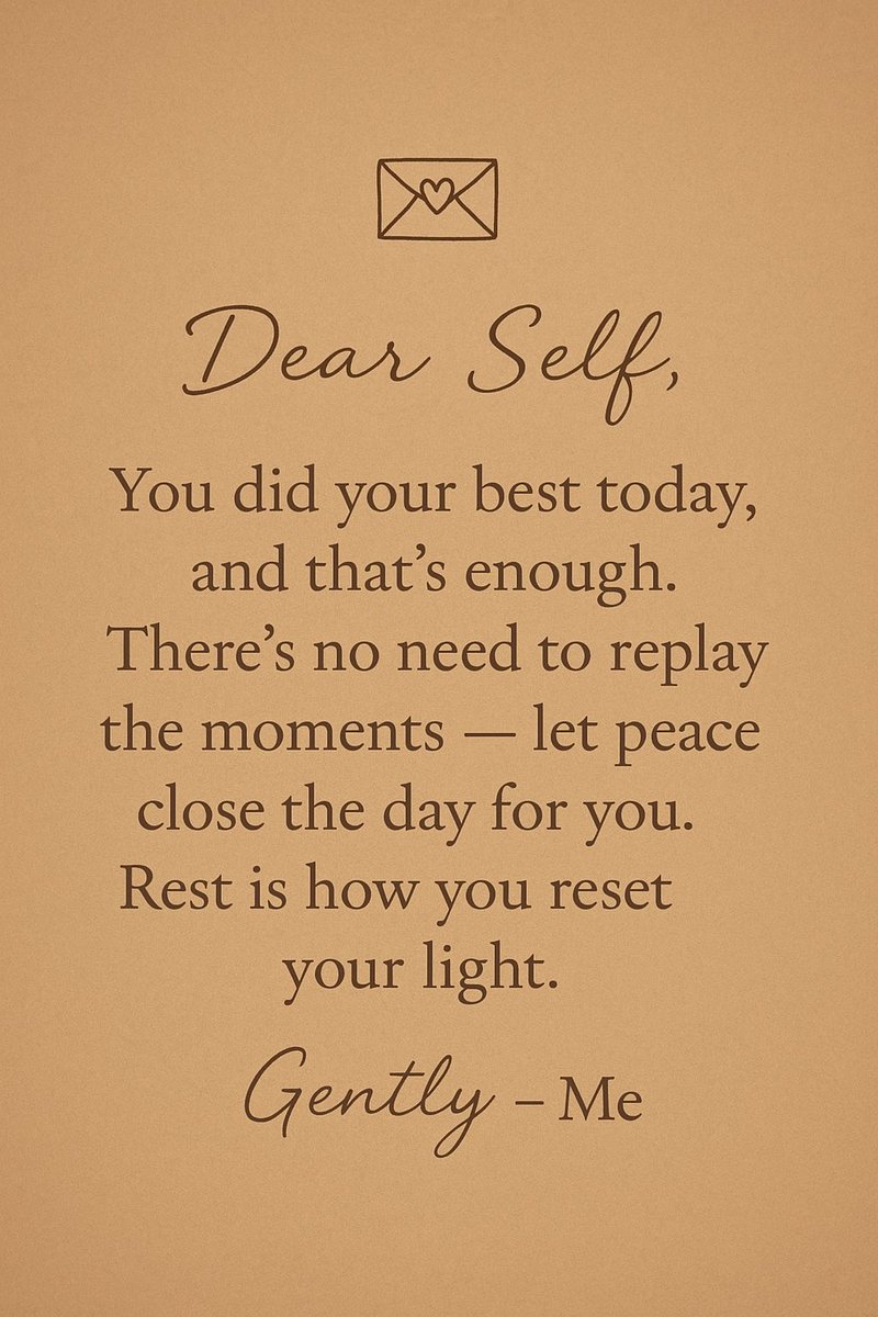 Sampee24_7's tweet image. No pressure, no rush. Just peace and gratitude to end the day. ✨

#DearSelf #EveningReflections #GentleReminder #PeacefulVibes #SoftEndings #CalmEnergy