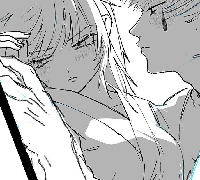 描き途中のコマを赤面発汗させてえっちな雰囲気にする遊び（本編ではしてない）ヒソマチ