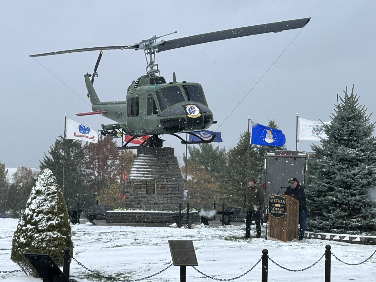 A moving ceremony this afternoon at the Vietnam Veteran Memorial in Rome. I am always grateful for our veterans, current military members and their families and appreciate all that they have sacrificed on our behalf.