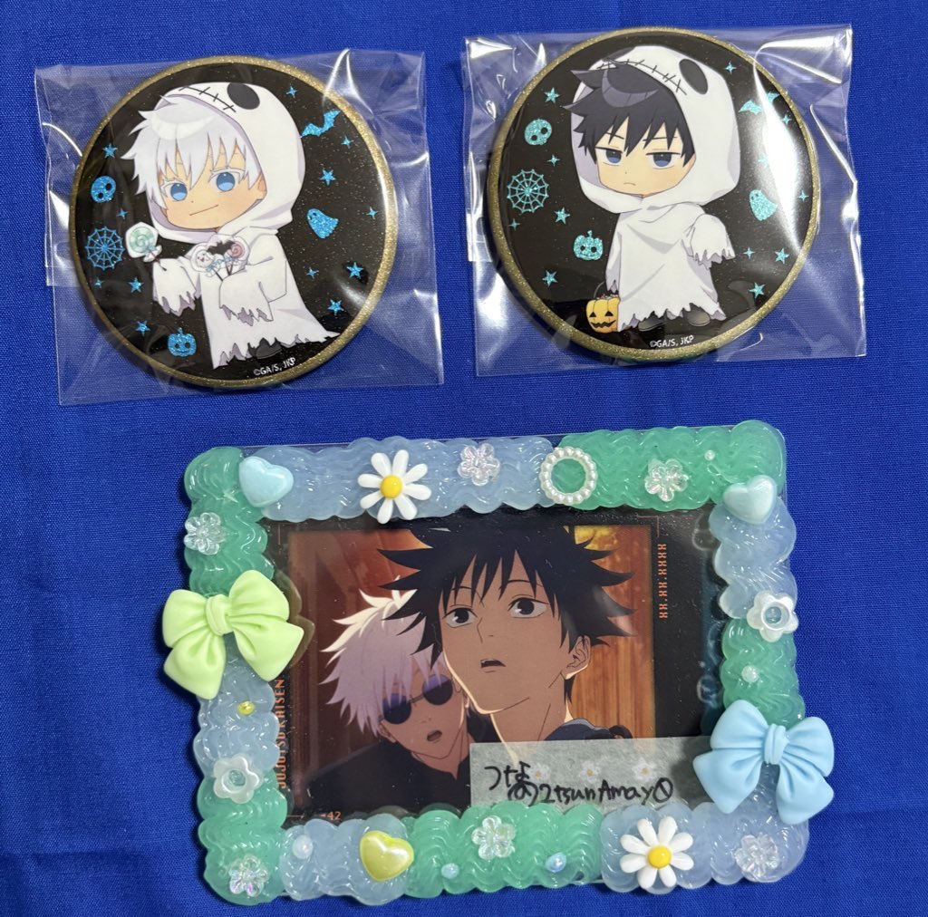 【交換譲渡】呪術廻戦 イオン 缶バッジ

譲⁑虎杖 七海

求⁑同異種五条 伏黒　定価＋送料

異種は画像2優先で探しております。
交換譲渡に優劣はありません。
検索からでもお気軽にお声掛け下さい。