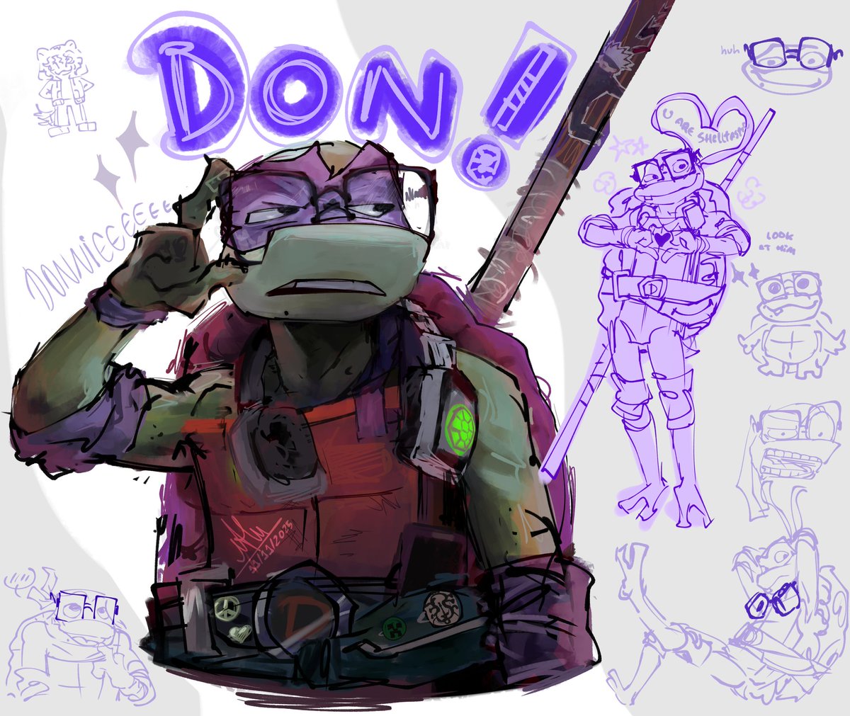 mm donnie fanart❗️❗️🐢💜

#tmnt #mutantmayhem #donnie #donatello