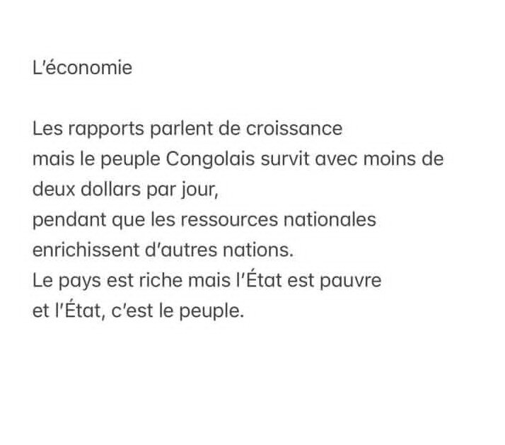 Tout va de travers dans ce pays.