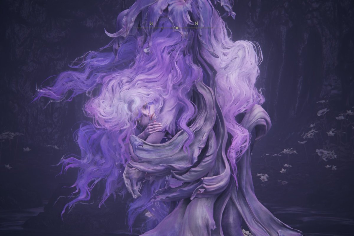 トリーナたん、やっと会えたねトリーナたん。いきなり蜜を吸わせて〇ろしてくる悪い子💜と思ったらナイトレインDLC来るしブラボも途中だしダクソ3は周回したいし2対8も鯖りたいのにどうする？！？！
#トリーナ #エルデンリング #ナイトレイン #フロム様どうしたら良いですか