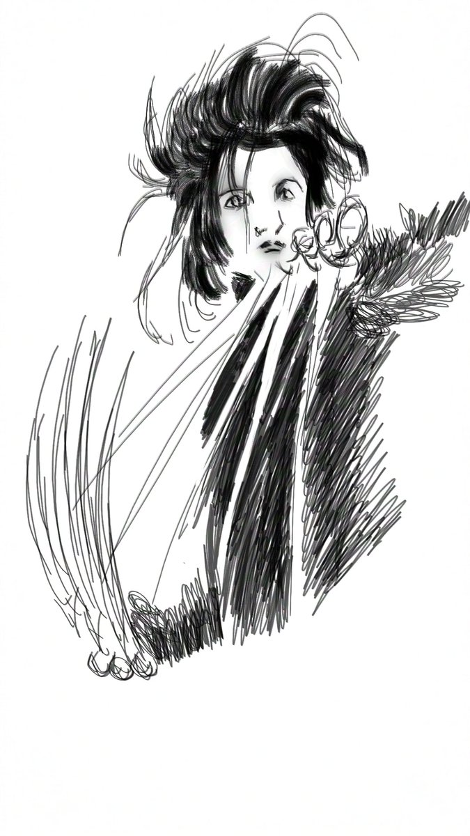 justjoshinh's tweet image. evening homies. just practicing stuffs. I tried to draw a quick #edwardscissorhands. not sure why. I just miss #halloween I guess. here&apos;s a #gothic cookie crumb for ya #fanart #art