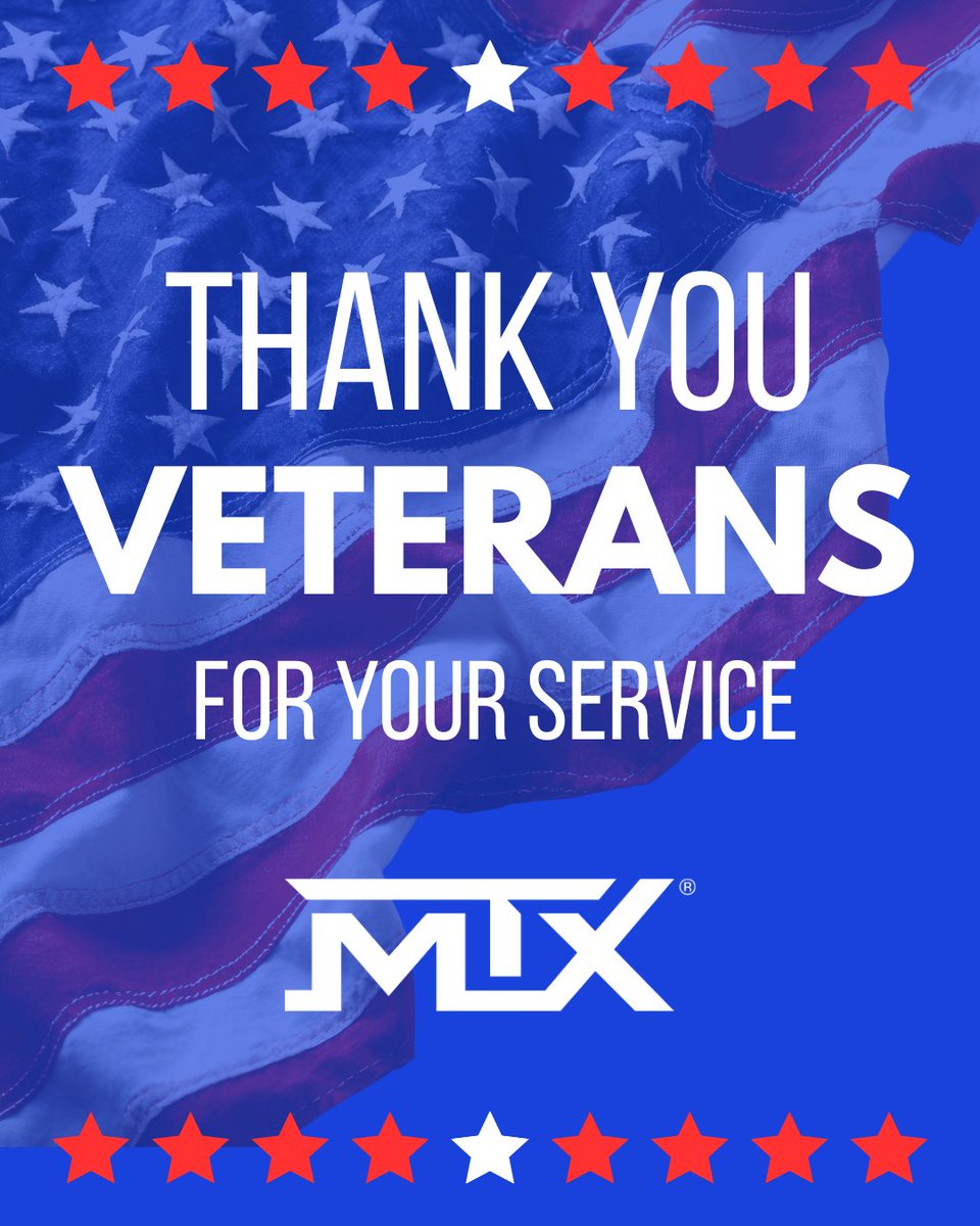 Today, MTX honors the brave men and women who have served and continue to serve our country. Thank you for your courage, sacrifice, and dedication. 🇺🇸