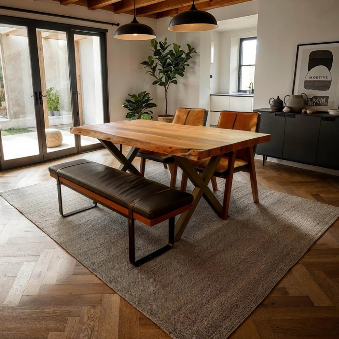 InStyleHomeRugs's tweet image. 🍂 Restore Dining Table – Natural Beauty &amp;amp; Modern Design
Bring warmth and character to your dining space with the Restore Dining Table 70&quot;. 

#LiveEdgeTable #FurnitureInspo #DiningRoomGoals #InStyleHome #IronBaseTable #ModernDining #HomeStyle