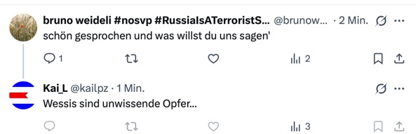 Und zack bin ich schon geblockt 🤡
<a href="/kailpz/">Kai_L</a> 
Immer diese Feiglinge🤮