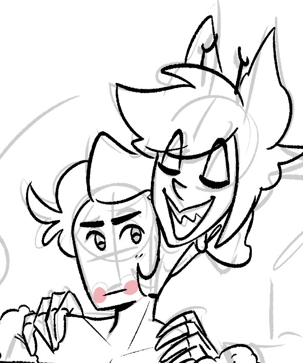 3.5/7 pages inking doneee

I'm glad I still got the ability to draw them XD
And super excited to show you guys some #radioapple fluff!